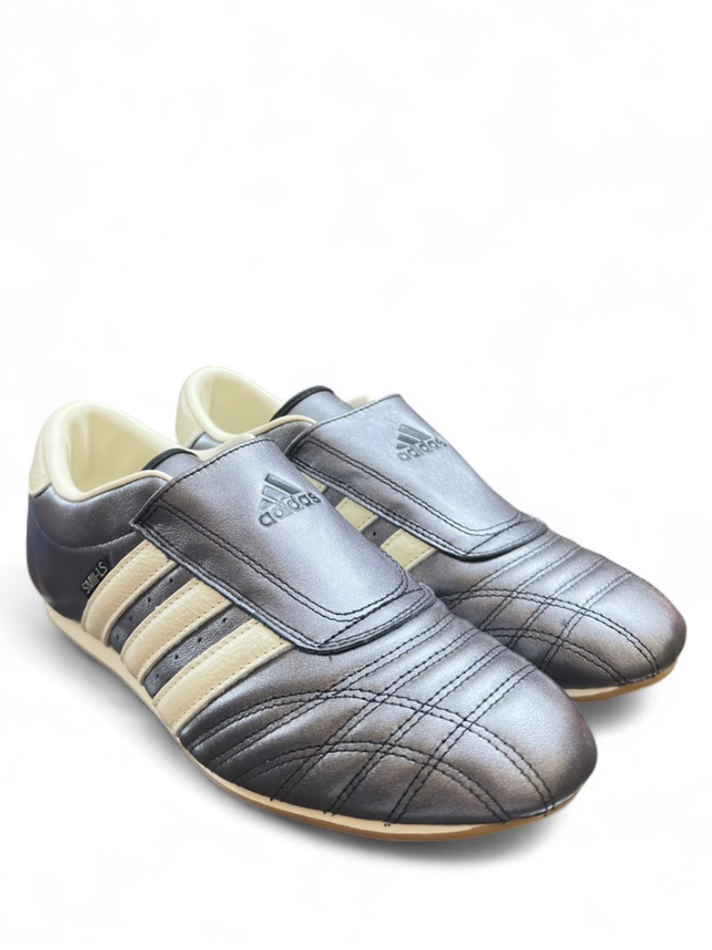 adidas Taekwondo Metallic Silver/Black Sneakers Size US 9 Women’s (NEW)